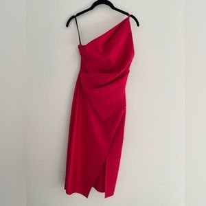 Asos red dress size 0